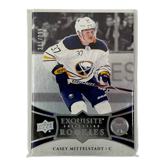 UPPER DECK NHLカード EXQUISITE COLLECTION CASEY MITTELSTADT SABRES /299 #R5 中古 IT1
