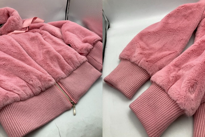 BLUGIRL ブルーガール フェイクファーブルゾン LB0214201 サイズIT38 レディース ピンク 中古 D4