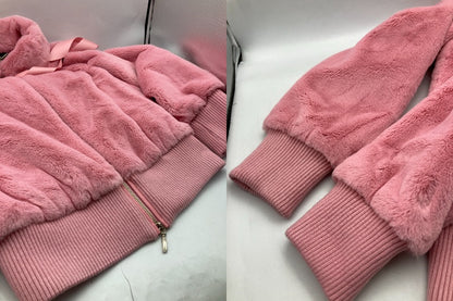 BLUGIRL ブルーガール フェイクファーブルゾン LB0214201 サイズIT38 レディース ピンク 中古 D4