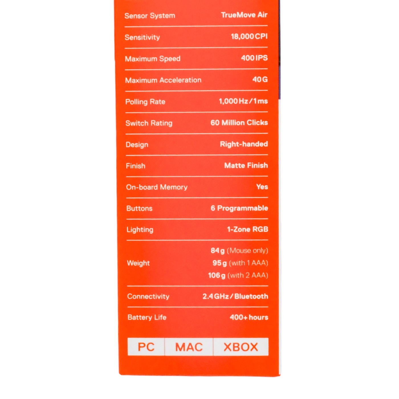 SteelSeries ゲーミングマウス 無線 ワイヤレス 2.4Ghz/Bluetooth対応 低遅延 Rival 3 Wireless 62521 中古 a1