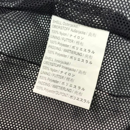 Panasonic TOYOTA Racing F1 ジャケット メンズ ナイロン 中綿インナー付き フード収納 ジップアップ 刺繍 レッド/ホワイト Mサイズ 中古 T1