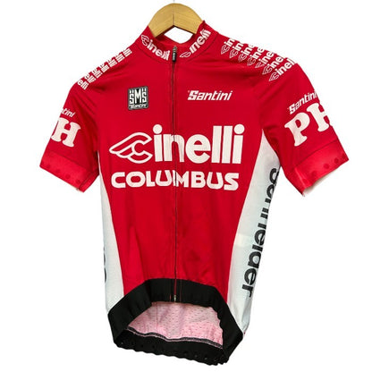 Santini サンティーニ サイクルジャージ S メンズ トップス スポーツ レッド 中古 W４