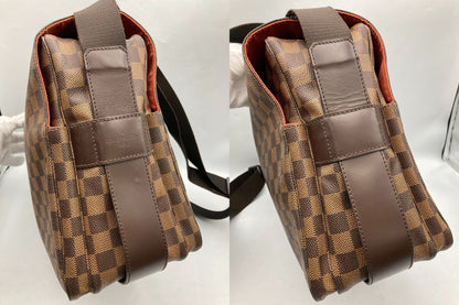 LOUIS VUITTON ルイヴィトン ダミエ エベヌ ナヴィグリオ ショルダーバッグ N45255 中古 D4