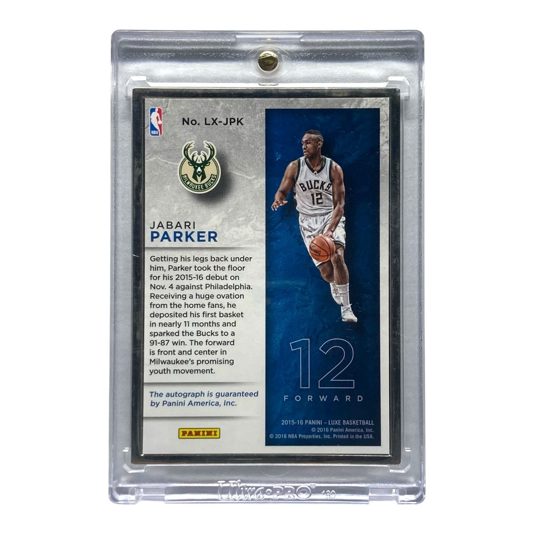 PANINI NBAカード LUXE JABARI PARKER BUCKS 20/35 #LX-JPK 中古 IT2