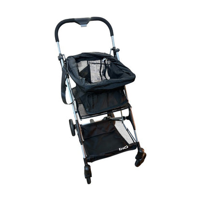 EcoCa エコカ 折りたたみ ショッピングカート スタンダードモデル ブラック 買い物 マイバッグ カート 中古 W４