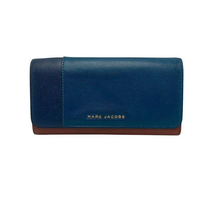 MARC JACOBS マークジェイコイブス レザー 2つ折り 長財布 中古 D4