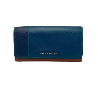 MARC JACOBS マークジェイコイブス レザー 2つ折り 長財布 中古 D4