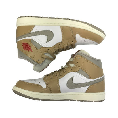 NIKE ナイキ エアジョーダン 1 ミッド スニーカー メンズ ハイカット AIR JORDAN ヘンプ 26㎝ DQ8426-200 中古 T1