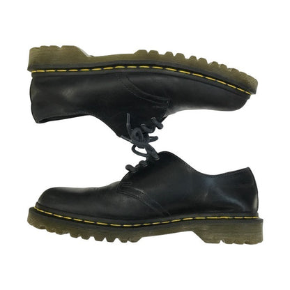 Dr.Martens ドクターマーチン 3ホール シューズ メンズ レザー ローカット イエローステッチ ブラック UK8 23775 中古 T1