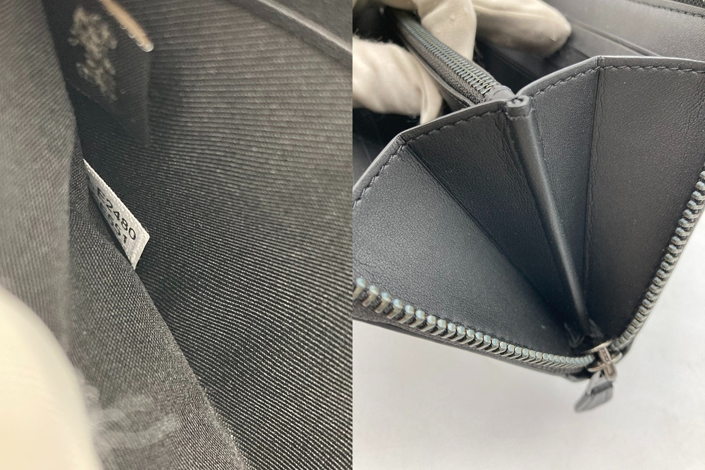 COACH コーチ エンボスド シグネチャー アコーディオン ジップウォレット CE551 長財布 メンズ 中古 D4