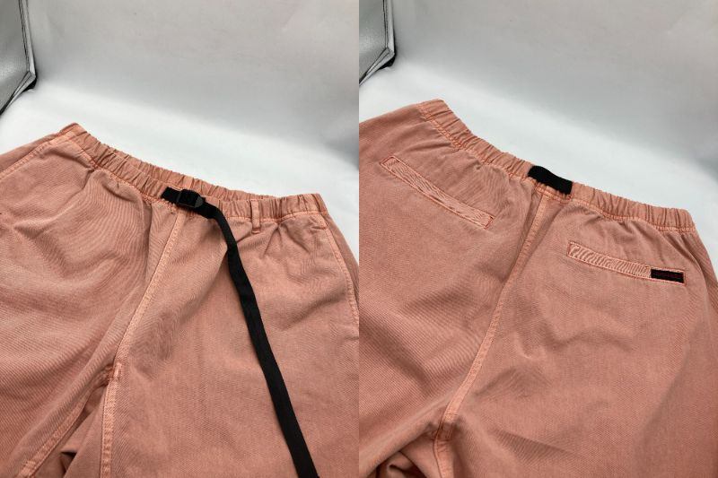 GRAMICCI グラミチ Gショーツ ピグメントダイ ショートパンツ CORAL G4SM-P123 サイズXL 中古 D4