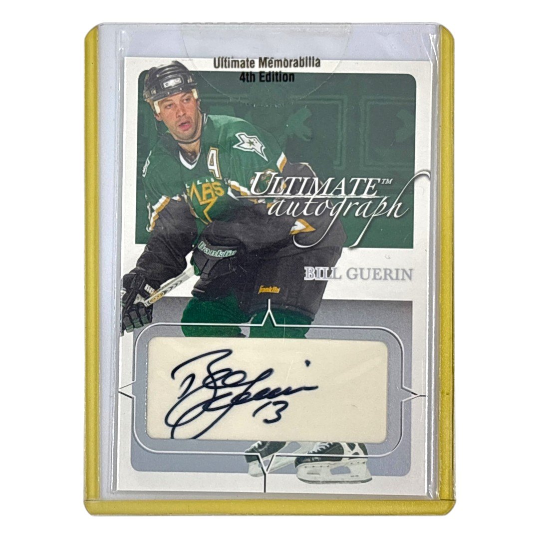 未開封品 In The Game NHLカード ULTIMATE MEMORABILIA 4TH EDITION BILL GUERIN DALLAS STARS /135 #27 中古 IT1