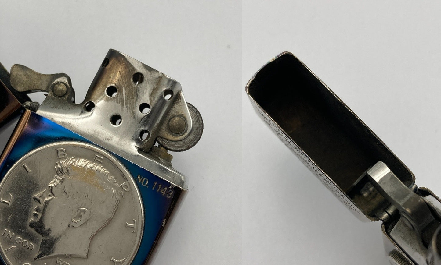 ZIPPO ジョン・F・ケネディ リミテッドエディション No.1143 ジッポーライター 中古 D4