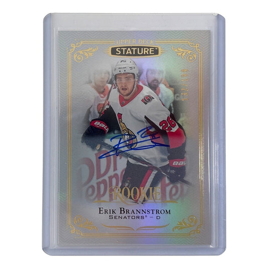 UPPER DECK NHLカード STATURE ERIK BRANNSTROM SENATORS /199 #164 中古 IT1
