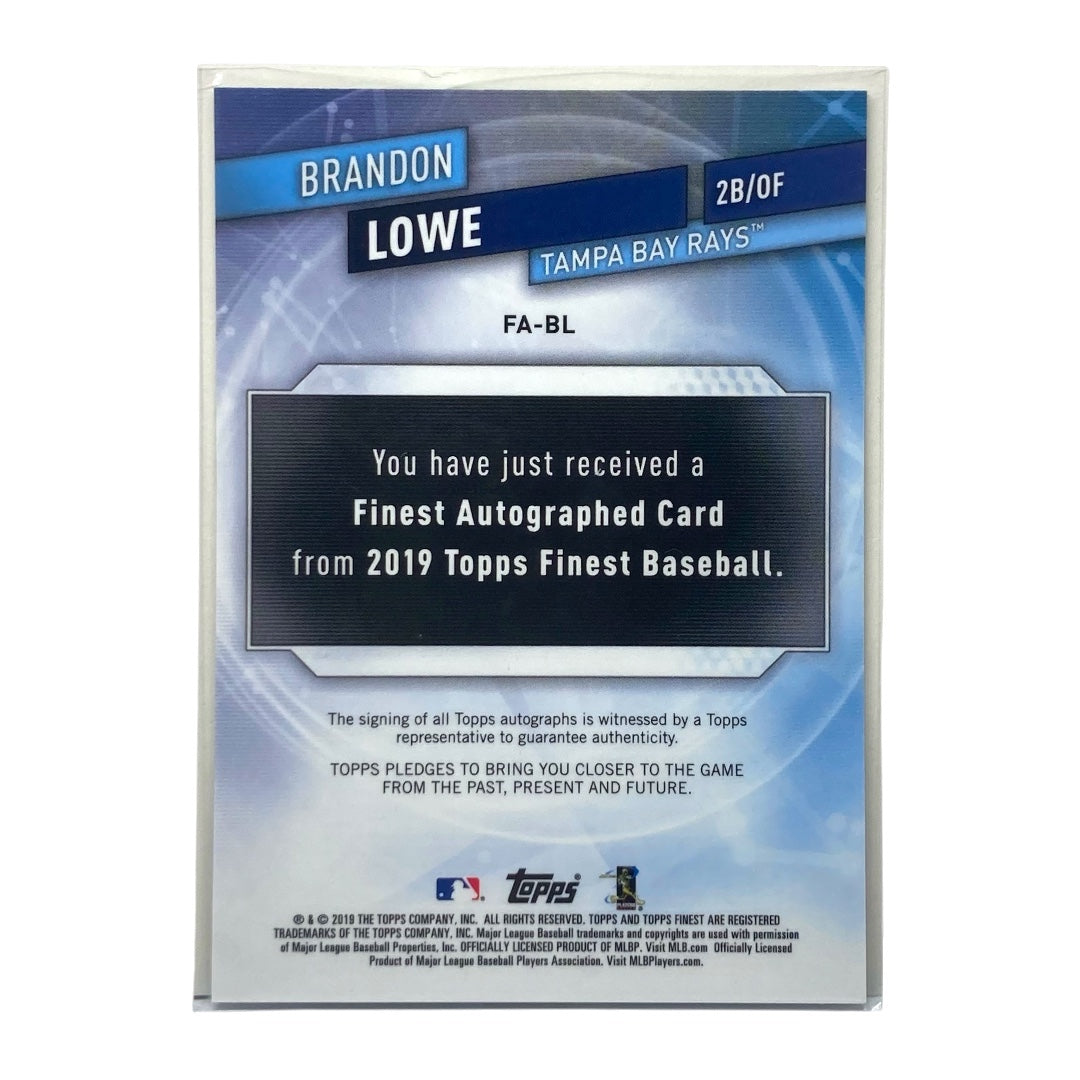 TOPPS MLBカード FINEST BRANDON LOWE RAYS 88/99 #FA-BL 中古 IT2