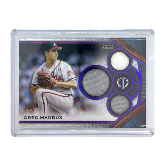 TOPPS MLBカード TRIBUTE GREG MADDUX ATLANTA BRAVES 50/50 #TTR-GM 中古 IT1