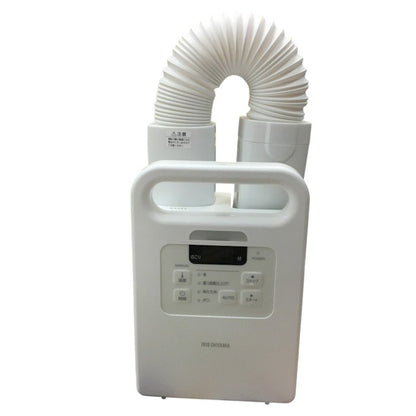 アイリスオーヤマ ふとん乾燥機 シングルノズル FK-EC1-W ホワイト 温風機能 布団ドライヤー くつ乾燥機 ダニ対策 中古 Y4