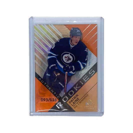 UPPER DECK NHLカード SP GAME USED PATRIK LAINE WINNIPEG JETS 093/116 #185 中古 IT2