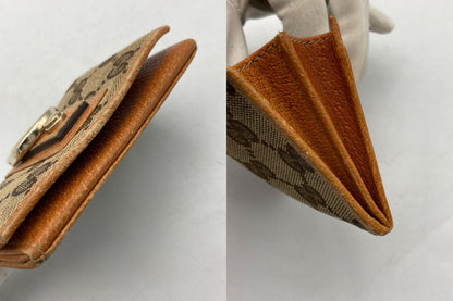 GUCCI グッチ GGキャンバス 名刺入れ カードケース 141417 中古 D4