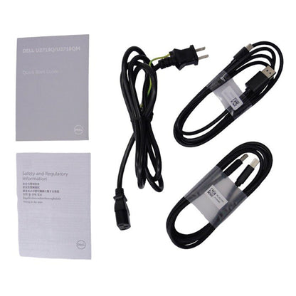 Dell 4Kモニター 27インチ U2718QM(sRGB 99.9%/広視野角/フレームレス/Dell HDR/IPS非光沢/DP,mDP,HDMI/高さ調整/回転) 中古 a1