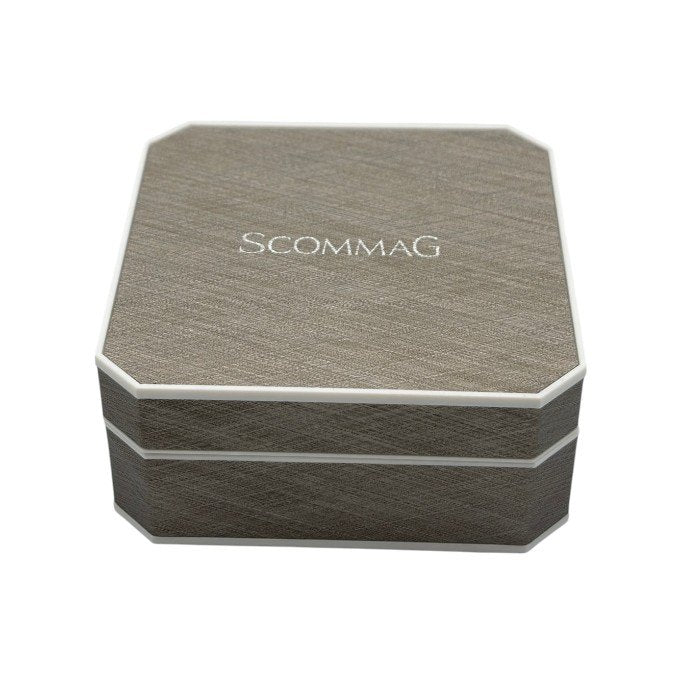 SCOMMAG エスカマジー クロスストーン リング 21号 指輪 メンズ レディース ステンレススチール アクセサリー 中古 W1