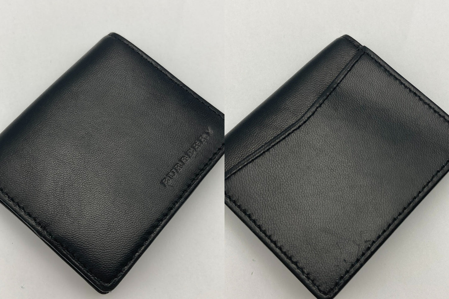 BURBBERRY バーバリー レザー コインケース/小銭入れ ブラック 中古 D4