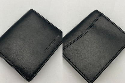 BURBBERRY バーバリー レザー コインケース/小銭入れ ブラック 中古 D4