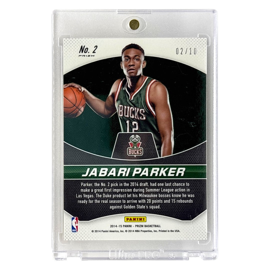 PANINI NBAカード PRIZM JABARI PARKER BUCKS /10 #2 中古 IT1