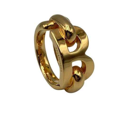 BALENCIAGA B CHAIN RING バレンシアガ Bチェーン リング サイズ54 中古 D4