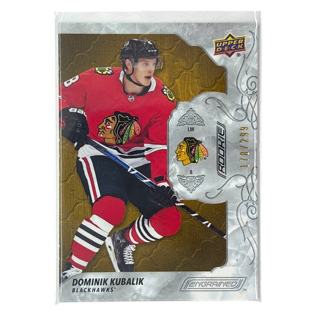 UPPER DECK NHLカード ENGRAINED DOMINIK KUBALIK BLACKHAWKS /299 #88 中古 IT1