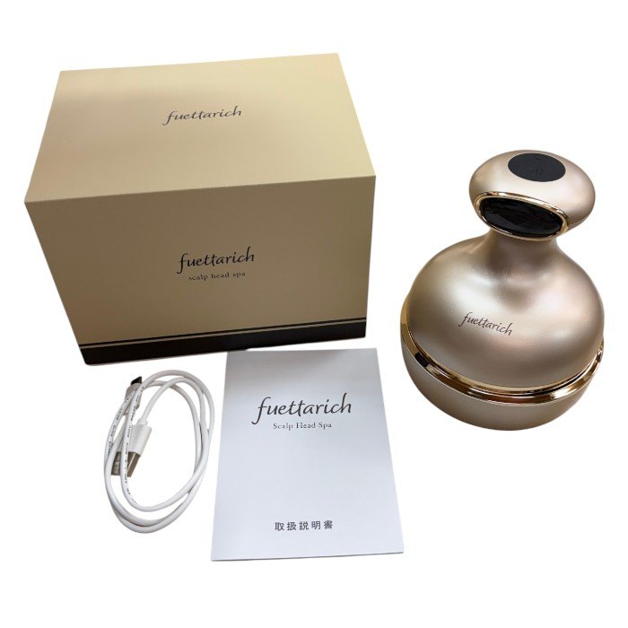 fuettarich フエッタリッチ スカルプヘッドスパ FT_hapa_01 家電 美容 頭皮ブラシ EMS 充電式 中古 W４