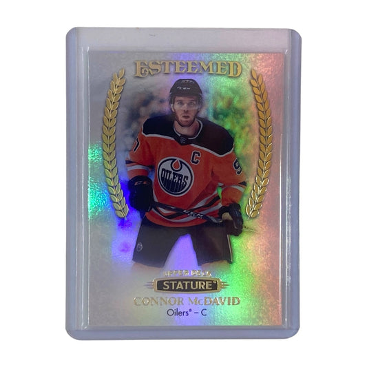 UPPER DECK NHLカード STATURE CONNOR MCDAVID OILERS #E-1 中古 IT2