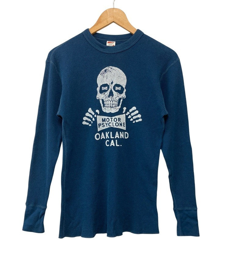 FREEWHEELERS フリーホイーラーズ POWER WEAR "Hello There" クルーネック サーマル  ロングスリーブ サイズM 中古 D4
