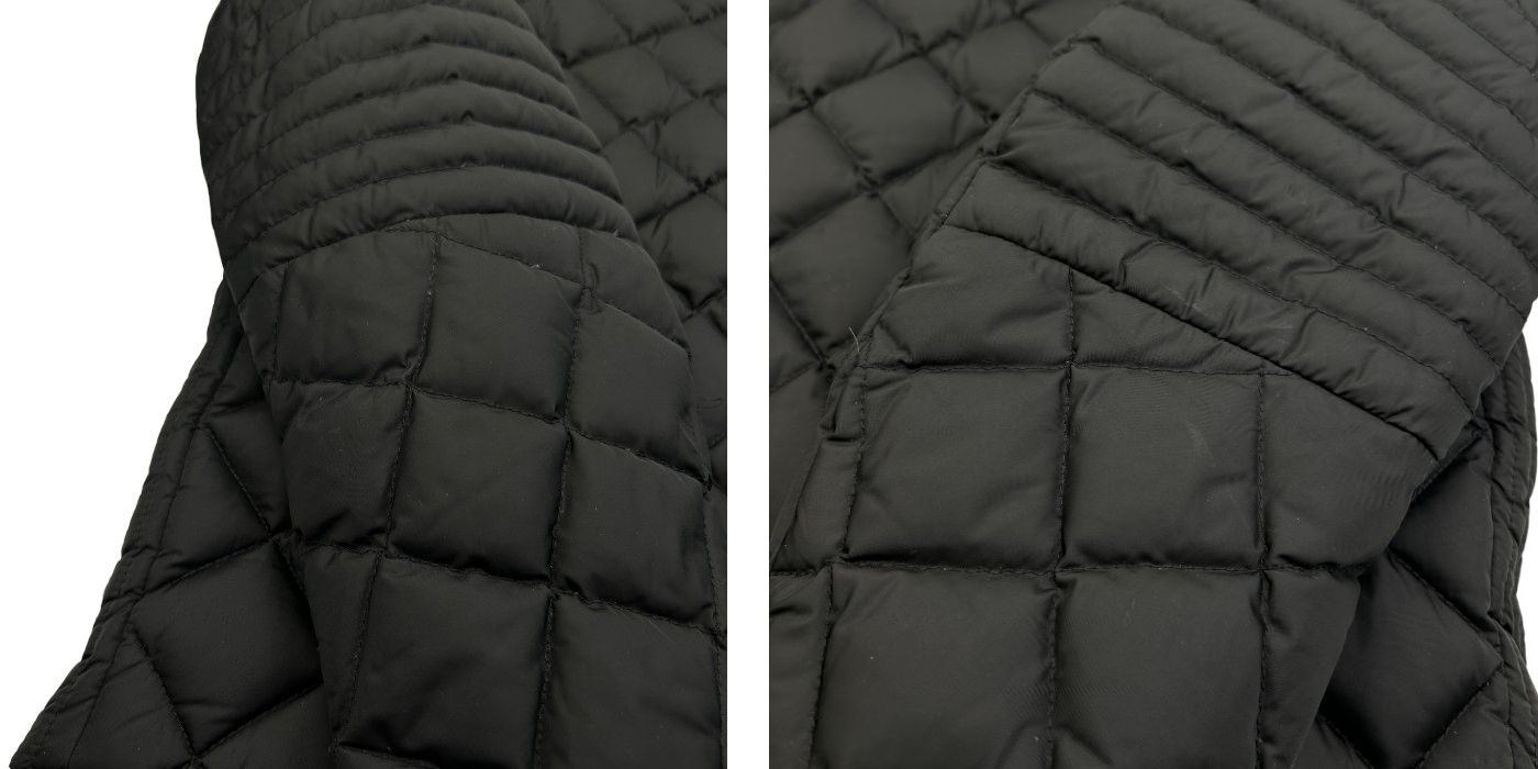 MONCLER モンクレール FRED ダウンジャケット ブルゾン ナイロン 黒 キルティング 40314 メンズ アウター 冬 ジップアップ ボタン 中古 W1