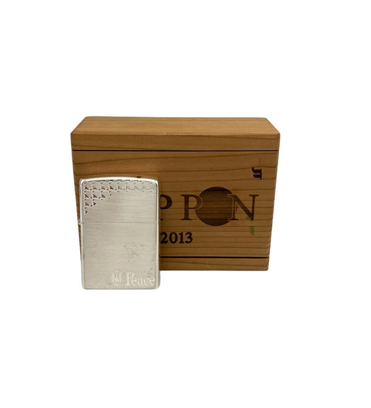 ZIPPO 2013 JT懸賞当選品 Peace ジッポーライター 中古 D4