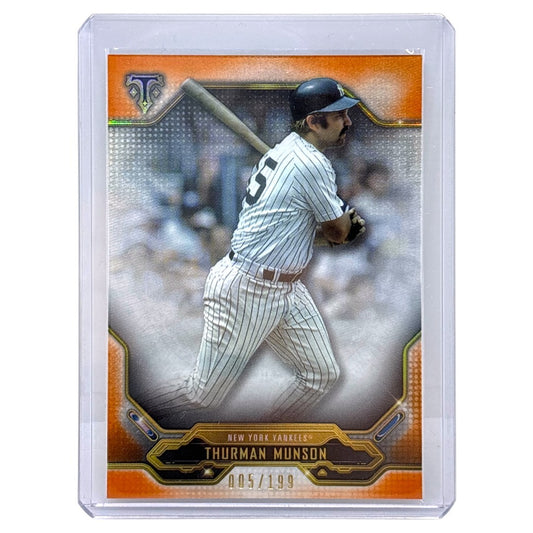 TOPPS MLBカード TRIPLE THREADS THURMAN MUNSON NEW YORK YANKEES /199 #15 中古 IT1