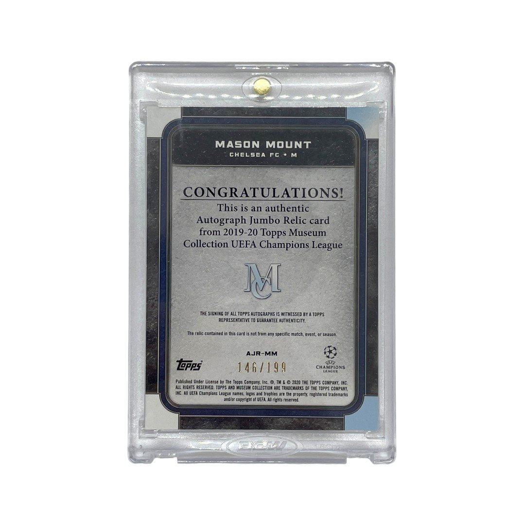 TOPPS サッカーカード MUSEUM COLLECTION MOMENTOUS MATERIAL MASON MOUNT CHELSEA 146/199 #AJR-MM 中古 IT1