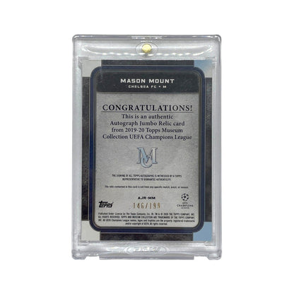 TOPPS サッカーカード MUSEUM COLLECTION MOMENTOUS MATERIAL MASON MOUNT CHELSEA 146/199 #AJR-MM 中古 IT1