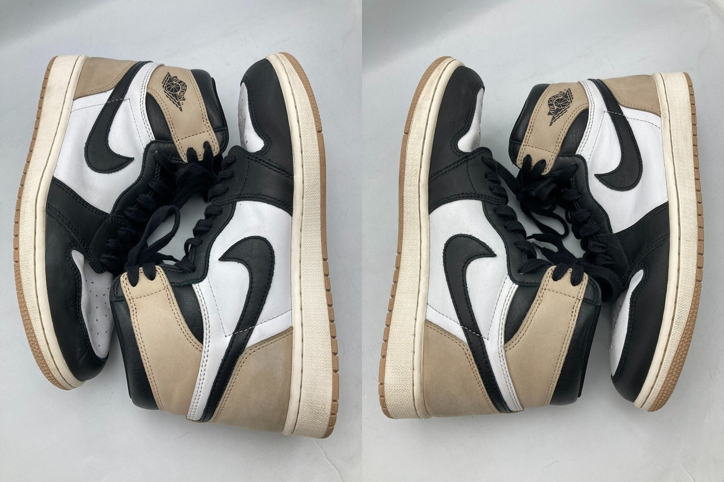 NIKE WMNS ナイキ ウィメンズ エアジョーダン1 RETRO HI OG Latte レトロ ハイ OG ラテ FD2596-021 サイズ27cm レディース 中古 D4