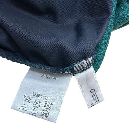 未使用品 C'est moijeu セモア―ジュ ナイロン 切り替え プルオーバー F LT-104092 グリーン ネイビー トップス レディース シャツ 長袖 秋 中古 W４