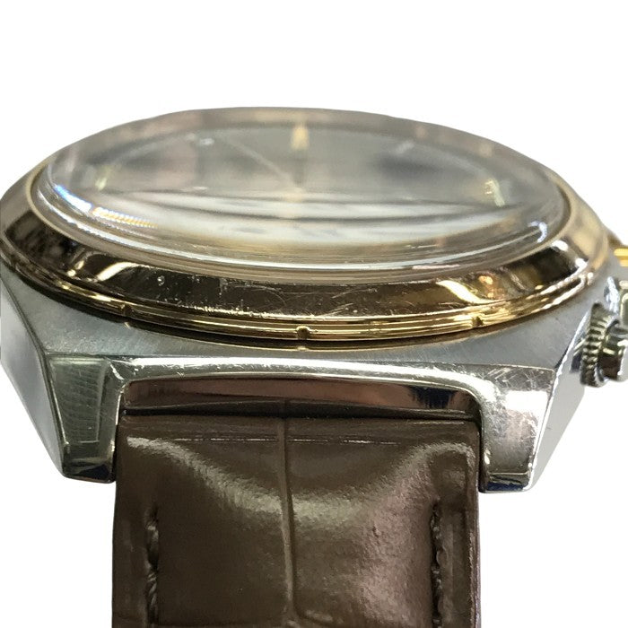 Paul Smith ポールスミス 腕時計 メンズ アナログ ソーラー 電波 デイト レザーベルト SS シルバー/ブラック H416-S084652 中古 T1