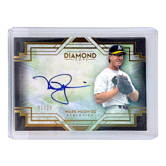 TOPPS MLBカード DIAMOND ICONS MARK McGWIRE OAKLAND ATHLETICS /25 #DIA-MM 中古 IT1