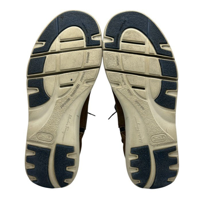 Salvatore Ferragamo サルヴァトーレ フェラガモ スエード ハイカット スニーカー 7.5(約25.5cm) 靴 シューズ メンズ ブラウン 中古 W4