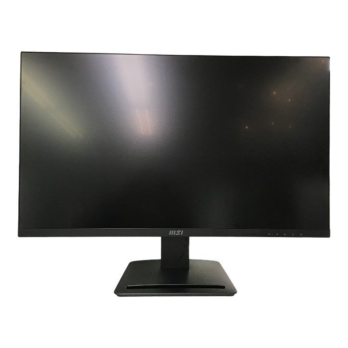 MSI PRO 27インチ 液晶モニター ブラック ディスプレイ IPSノングレア 4K UHD/60Hz/4ms スピーカー内蔵 HDR MP273U 中古 T1