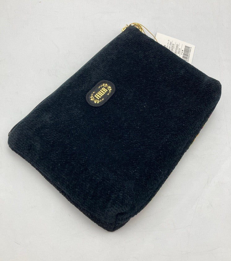 FEILER フェイラー シュニール織 花柄 ポーチ 中古 D4