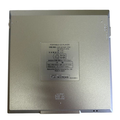 パナソニック ポータブルCDプレーヤー シルバー SL-J900-S Panasonic オーディオ 音楽 家電 中古 W1