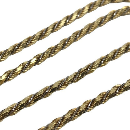 K18 ネックレス レディース スクリュー&ベネチアンチェーン ゴールド  50cm 中古 T1