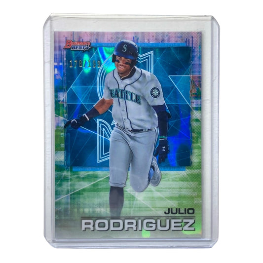 TOPPS MLBカード BOWMAN'S BEST JULIO RODRIGUEZ MARINERS 178/199 #49 中古 IT2