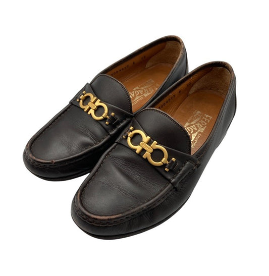 Salvatore Ferragamo サルヴァトーレフェラガモ ガンチーニ ローファー スリッポン UQ3004517 メンズ サイズ6 EE 中古 D4