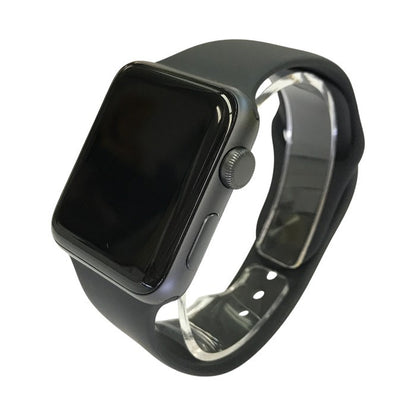 Apple Watch SERIES3 42MM スマートウォッチ スペースグレイ スポーツバンド アルミニウムケース フィットネス 8GB MTF32J/A 中古 T1